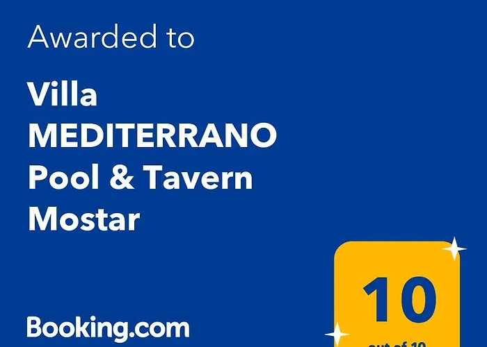 Mediterrano Pool & Tavern Mostar Villa Buna